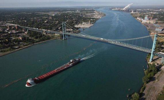 bridge to link Detroit to Windsor